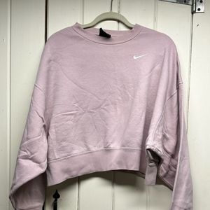 Nike oversized cropped sweatshirt XS